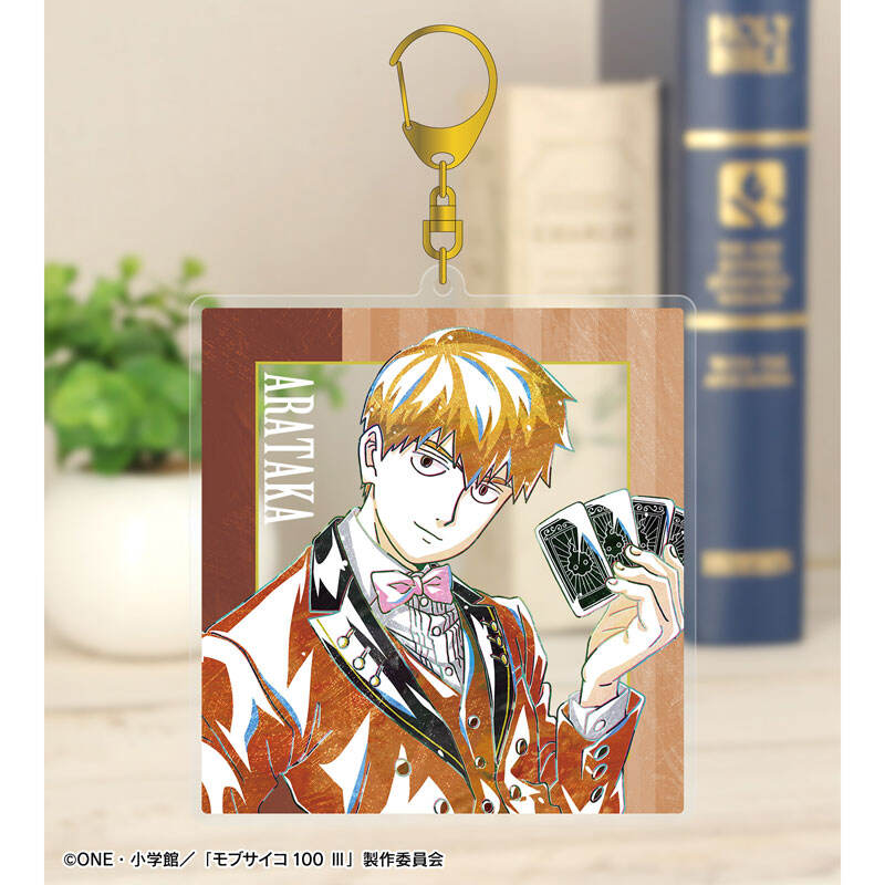 (PO) Mob Psycho 100 III Original Illustration Reigen Arataka Magician Ver. Ani-Art Big Acrylic Key Chain Image_3