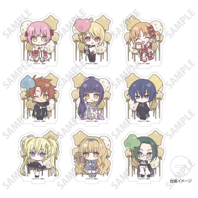 (PO) Acrylic Petit Stand Shugo Chara! 15 Celebration Ver. (Mini Character Illustration) [BOX] Image_1