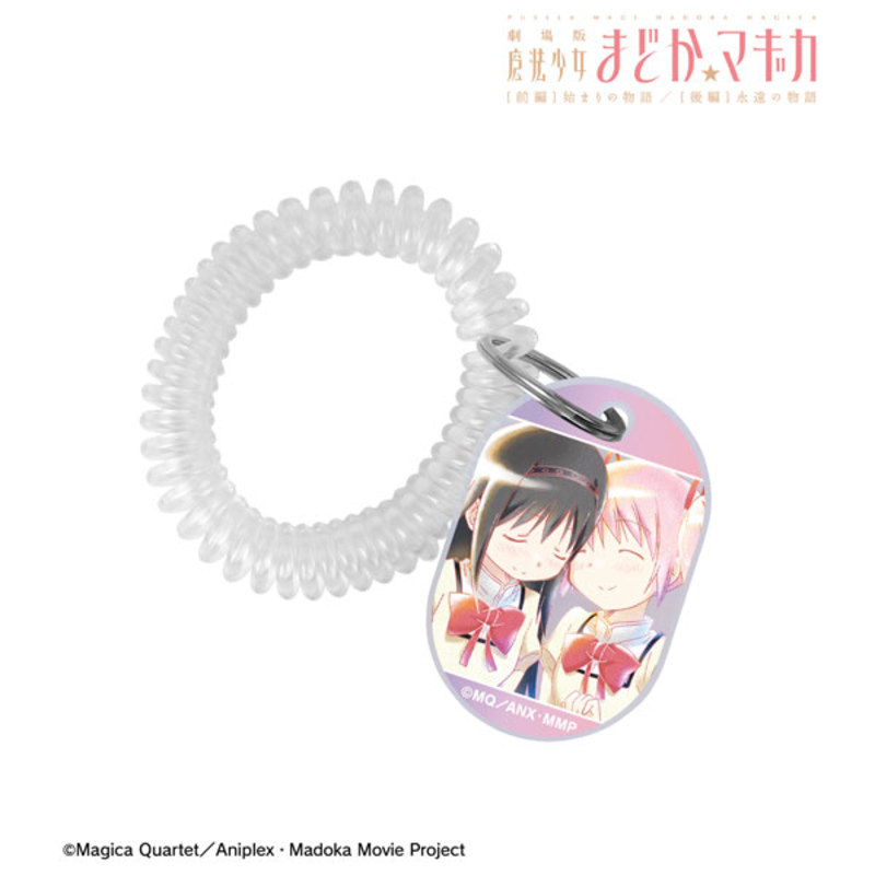 (PO) Puella Magi Madoka Magica The Movie: The Beginning Story / The Everlasting Kaname Madoka & Akemi Homura Ani-Art Aqua Label Vol. 2 Locker Key Style Acrylic Key Chain Image_1