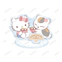 (PO) Natsume Yujincho x Sanrio Characters Nyanko-sensei x Hello Kitty Big Acrylic Stand with Parts Ver. A Image_3