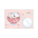 (PO) Natsume Yujincho x Sanrio Characters Nyanko-sensei x Hello Kitty Big Acrylic Stand with Parts Ver. B Image_2