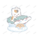 (PO) Natsume Yujincho x Sanrio Characters Nyanko-sensei x Cinnamoroll Big Acrylic Stand with Parts Ver. A Image_3