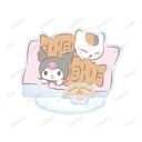 (PO) Natsume Yujincho x Sanrio Characters Nyanko-sensei x Kuromi Big Acrylic Stand with Parts Ver. B Image_3