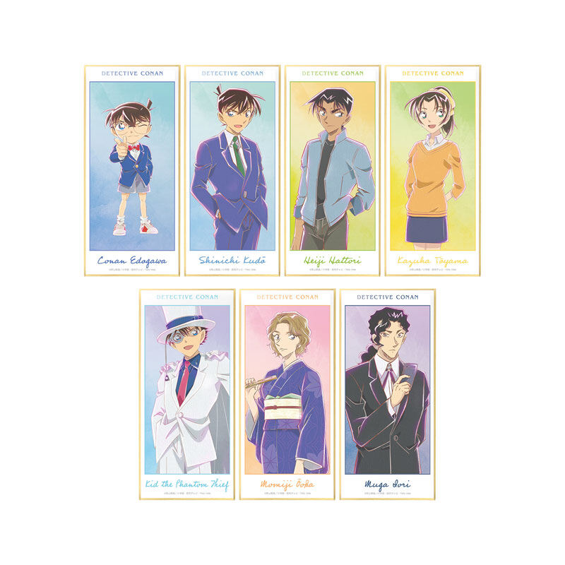 (PO) Detective Conan Trading Ani-Art Aqua Label Shikishi with Stand [BOX] Image_2