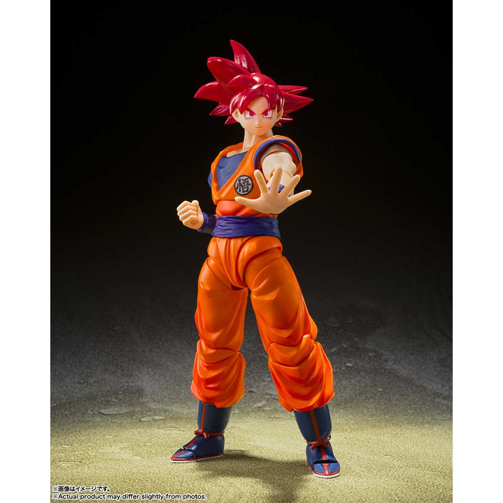 (PO) S.H.Figuarts Dragonball Super - Super Saiyan God Son Gokou Saiyan God of Virtue (Re-issue) Image_2