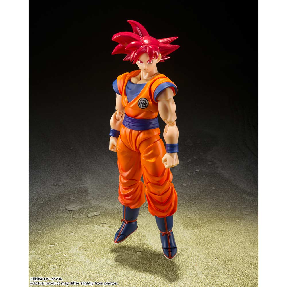 (PO) S.H.Figuarts Dragonball Super - Super Saiyan God Son Gokou Saiyan God of Virtue (Re-issue) Image_5