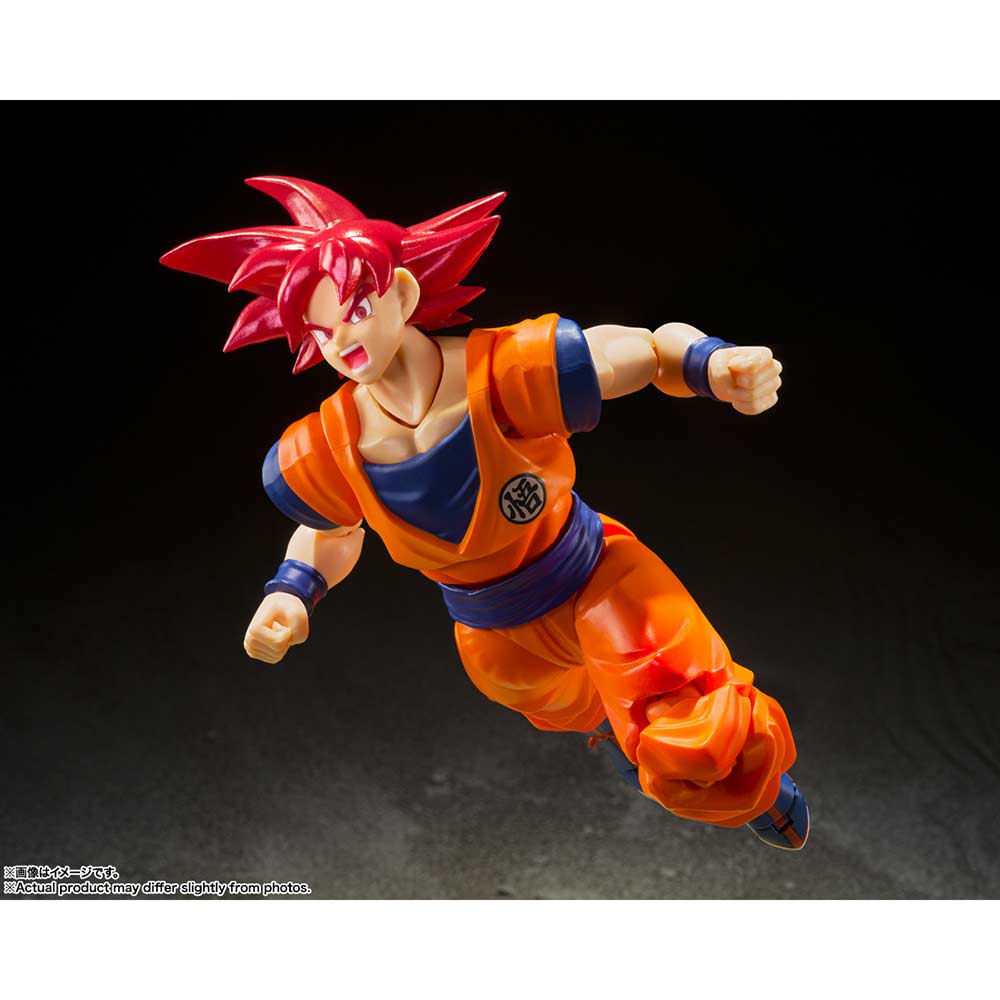 (PO) S.H.Figuarts Dragonball Super - Super Saiyan God Son Gokou Saiyan God of Virtue (Re-issue) Image_6