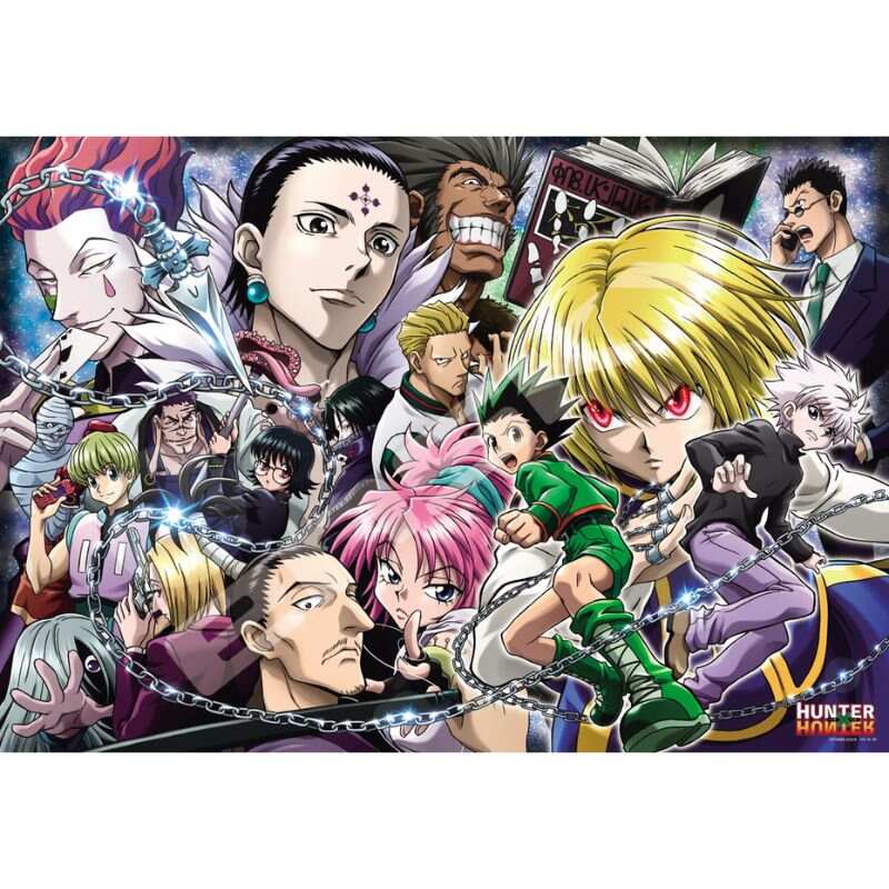 (PO) Hunter x Hunter Jigsaw Puzzle 1000 Piece 1000T-529 Scarlet Eyes x Showdown x Phantom Troupe Image_1
