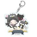 (PO) Bungo Stray Dogs x Sanrio Characters Diecut Acrylic Key Chain - Akutagawa Ryunosuke x Bad Badtz-Maru (4) Image_1