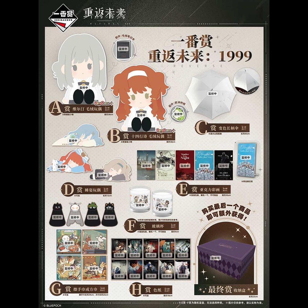 Ichiban Kuji Reverse: 1999 (Full ctn of 70 tickets) Image_2