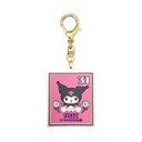(PO) Sanrio Characters Retro Stamp Rubber Key Chain Kuromi 8203-123 Image_1
