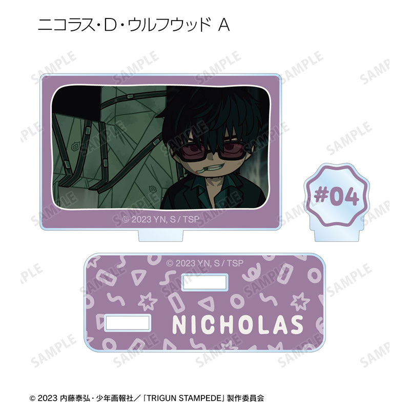 (PO) Trigun Stampede Trading Yuru Koma Acrylic Stand with Parts [BOX] Image_7
