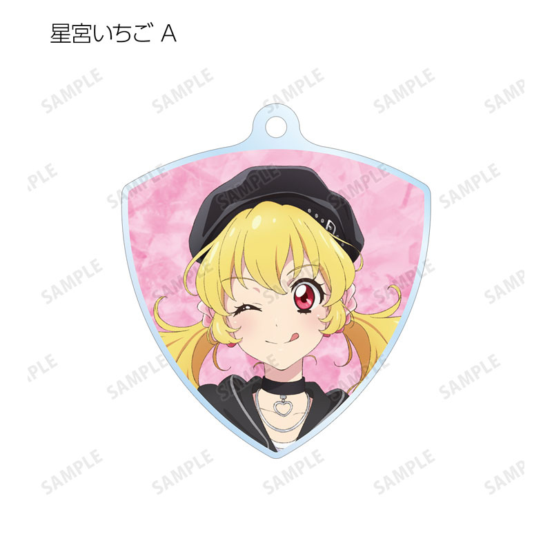(PO) Aikatsu! 10th Story -Starway to the Future- Original Illustration Casual Rock Ver. Trading Pick & CD Jacket Style Acrylic Key Chain [BOX] Image_3