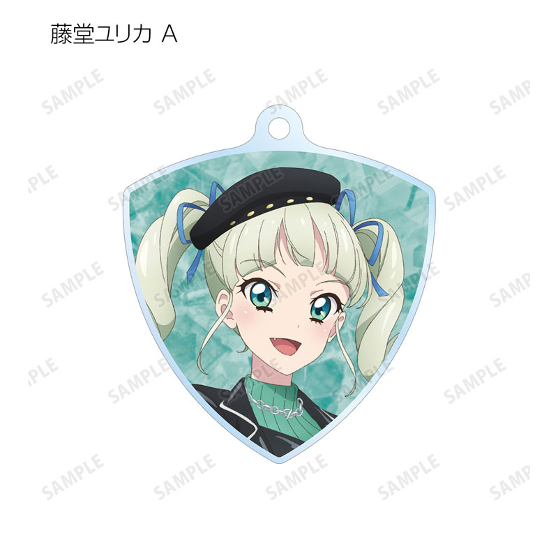 (PO) Aikatsu! 10th Story -Starway to the Future- Original Illustration Casual Rock Ver. Trading Pick & CD Jacket Style Acrylic Key Chain [BOX] Image_6