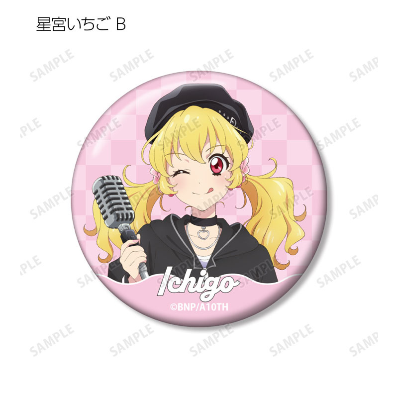 (PO) Aikatsu! 10th Story -Starway to the Future- Original Illustration Casual Rock Ver. Trading Can Badge [BOX] Image_9