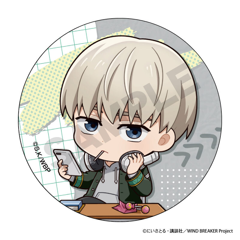 (PO) Wind Breaker Trading Can Badge PetitCru [BOX] Image_9