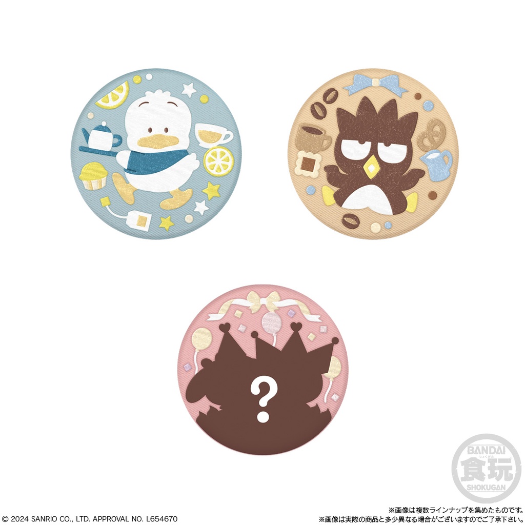 (PO) Sanrio Characters Embroidery Can Badge Biscuit 3 [BOX] Image_4
