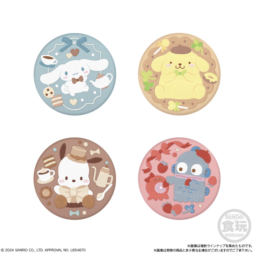 (PO) Sanrio Characters Embroidery Can Badge Biscuit 3 [BOX] Image_6