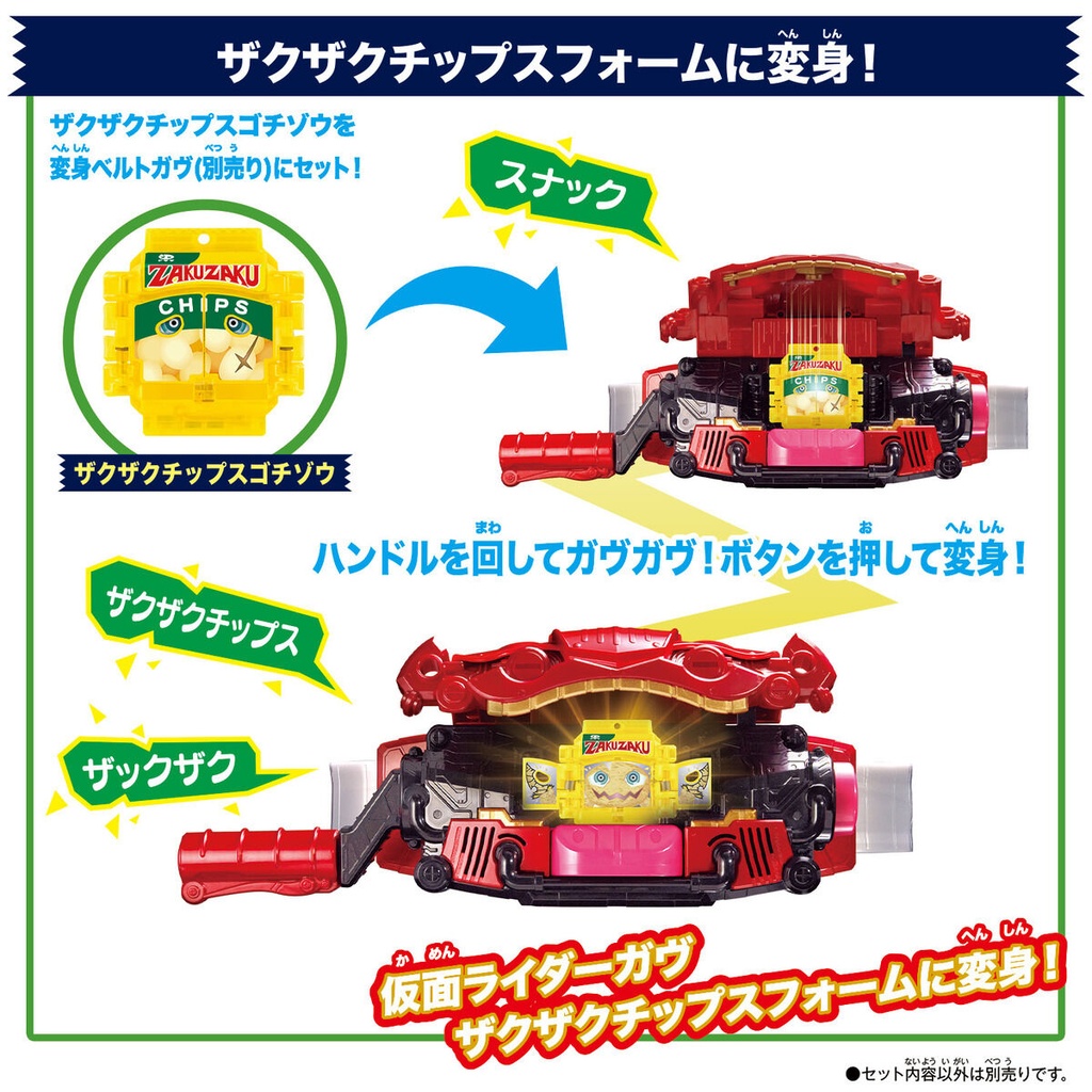 Kamen Rider Gavv DX Rider Gochizo Set 01 Image_3