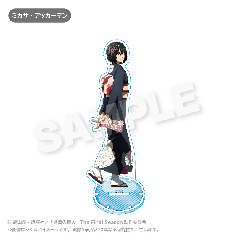 (PO) Attack on Titan Acrylic Stand New Year Ver. Mikasa Ackerman Image_1