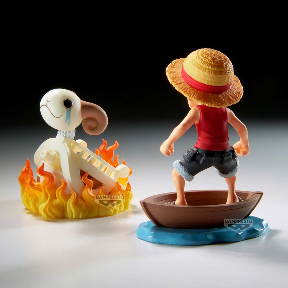 (PO) One Piece World Collectable Figure Log Stories - Monkey.D.Luffy & Going Merry Image_5