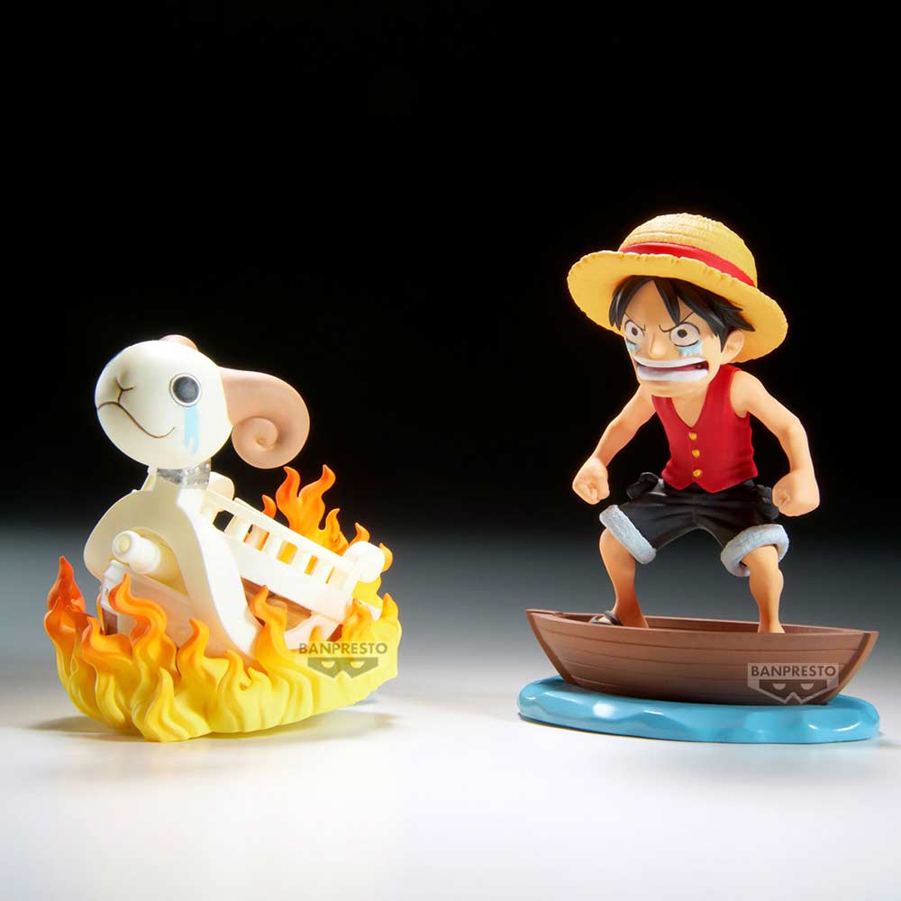 (PO) One Piece World Collectable Figure Log Stories - Monkey.D.Luffy & Going Merry Image_6