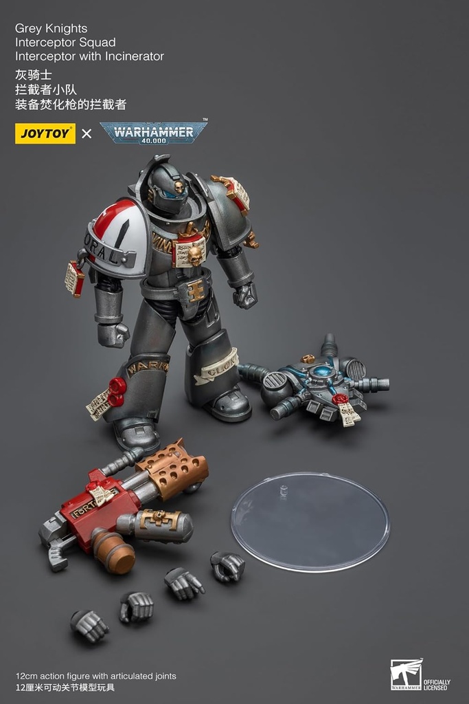 Joytoy Warhammer 40k - Grey Knights Interceptor Squad Interceptor with Incinerator (JT8971) Image_2