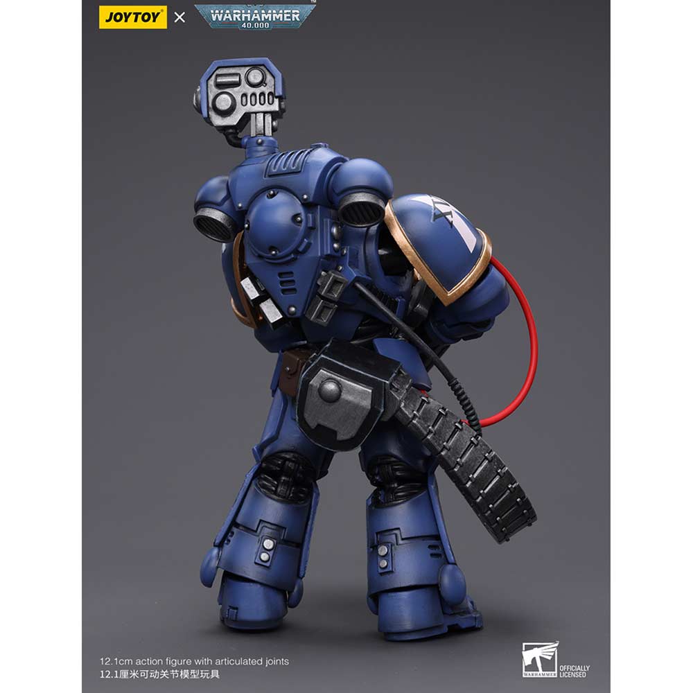 Joytoy Warhammer 40k - Ultramarines Desolation Marine with Castellan Launcher (Superfrag) (JT8827) Image_3