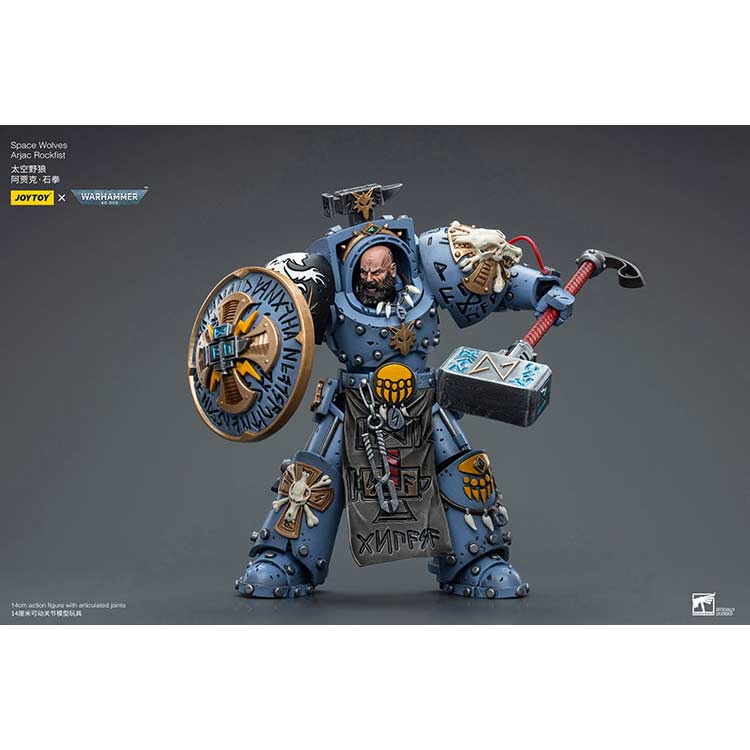 Joytoy Warhammer 40k - Space Wolves Arjac Rockfist (JT6878) Image_15
