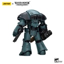 Joytoy Warhammer 40k - Sons Of Horus Tartaros Terminator Squad Terminator With Heavy Flamer And Chainfist (JT7288) Image_3