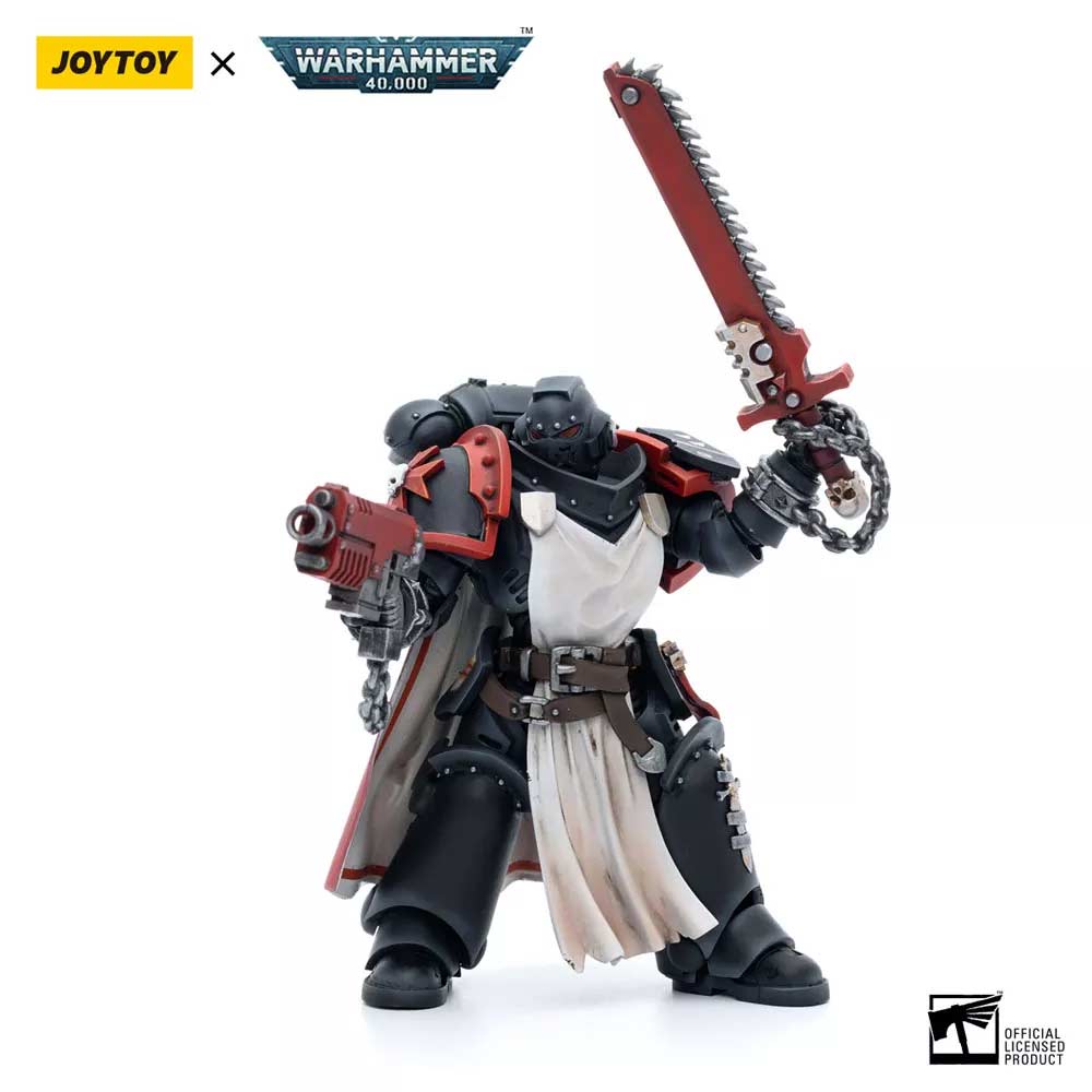 Joytoy Warhammer 40k - Black Templars Primaris Sword Brethren Harmund (JT3846) Image_3