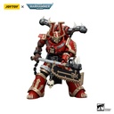 (PO) Joytoy Warhammer 40k - World Eaters Khorne Berzerker with Eviscerator Chainaxe Image_4