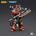 (PO) Joytoy Warhammer 40k - World Eaters Khorne Berzerker with Eviscerator Chainaxe Image_7