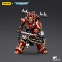 (PO) Joytoy Warhammer 40k - World Eaters Khorne Berzerker with Eviscerator Chainaxe Image_9