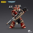 (PO) Joytoy Warhammer 40k - World Eaters Khorne Berzerker with Eviscerator Chainaxe Image_10