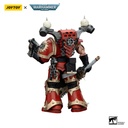 (PO) Joytoy Warhammer 40k - World Eaters Khorne Berzerker with Eviscerator Chainsword Image_2