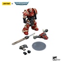 (PO) Joytoy Warhammer 40k - World Eaters Khorne Berzerker with Eviscerator Chainsword Image_6