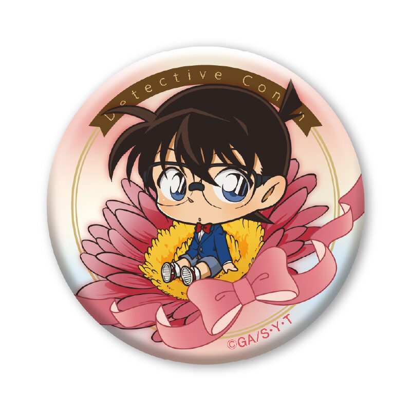 (PO) Detective Conan Petite Fleur Trading Metallic Can Badge [BOX] Image_2