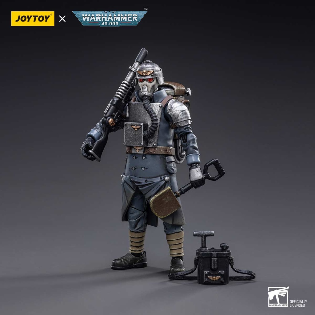 (PO) Joytoy Warhammer 40k - Astra Militarum Death Korps of Krieg Veteran Squad Guardsman Demolitions Specialist (JT2658) Image_4