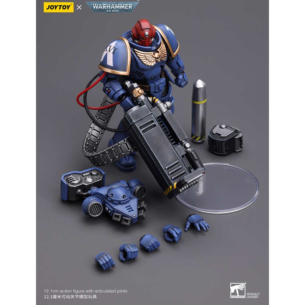 Joytoy Warhammer 40k - Ultramarines Desolation Sergeant with Vengor Launcher (JT8803) Image_4