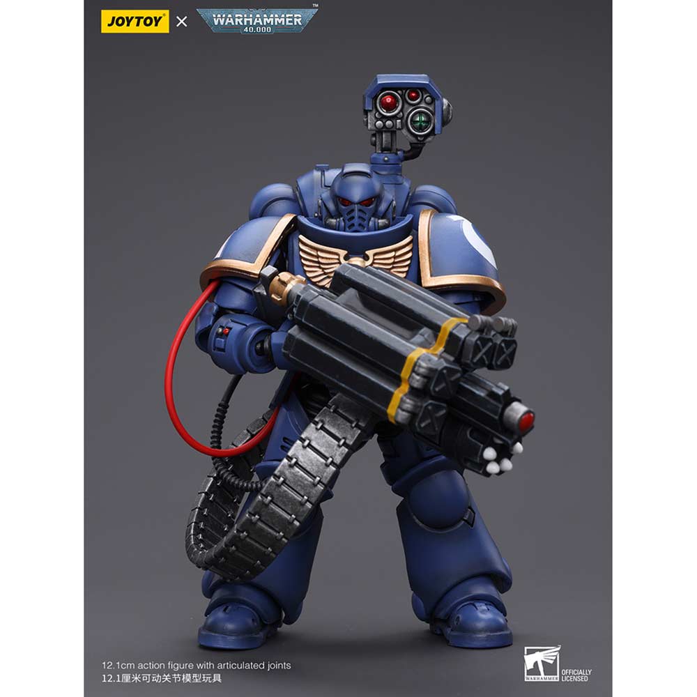 Joytoy Warhammer 40k - Ultramarines Desolation Marine with Castellan Launcher (Superfrag) (JT8827) Image_2