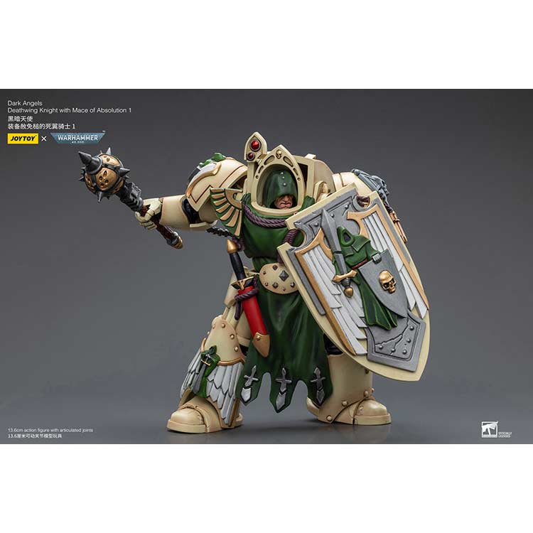 Joytoy Warhammer 40k - Dark Angels Deathwing Knight with Mace of Absolution 1 (JT9206) Image_5