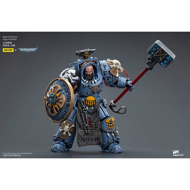 Joytoy Warhammer 40k - Space Wolves Arjac Rockfist (JT6878) Image_6