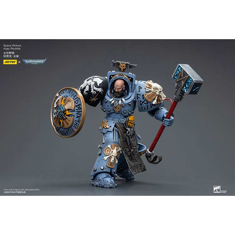 Joytoy Warhammer 40k - Space Wolves Arjac Rockfist (JT6878) Image_7