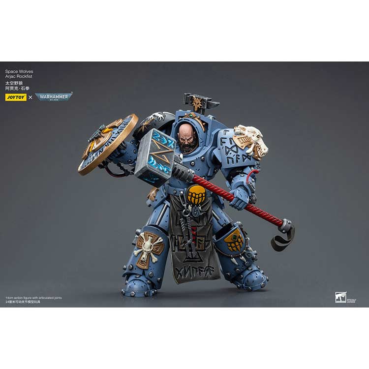 Joytoy Warhammer 40k - Space Wolves Arjac Rockfist (JT6878) Image_14