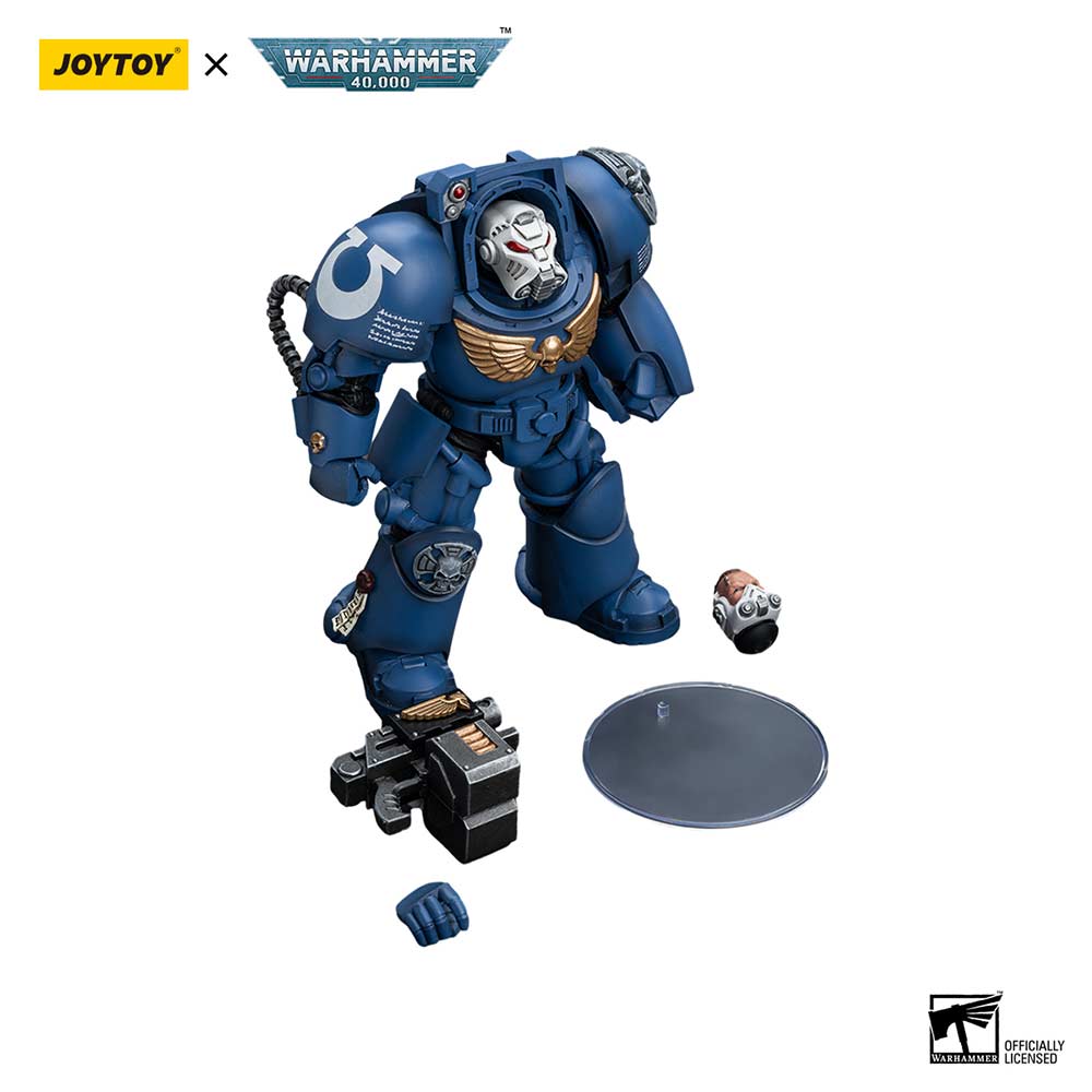 Joytoy Warhammer 40k - Ultramarines Terminator Squad Terminator with Storm Bolter (JT9930) Image_4