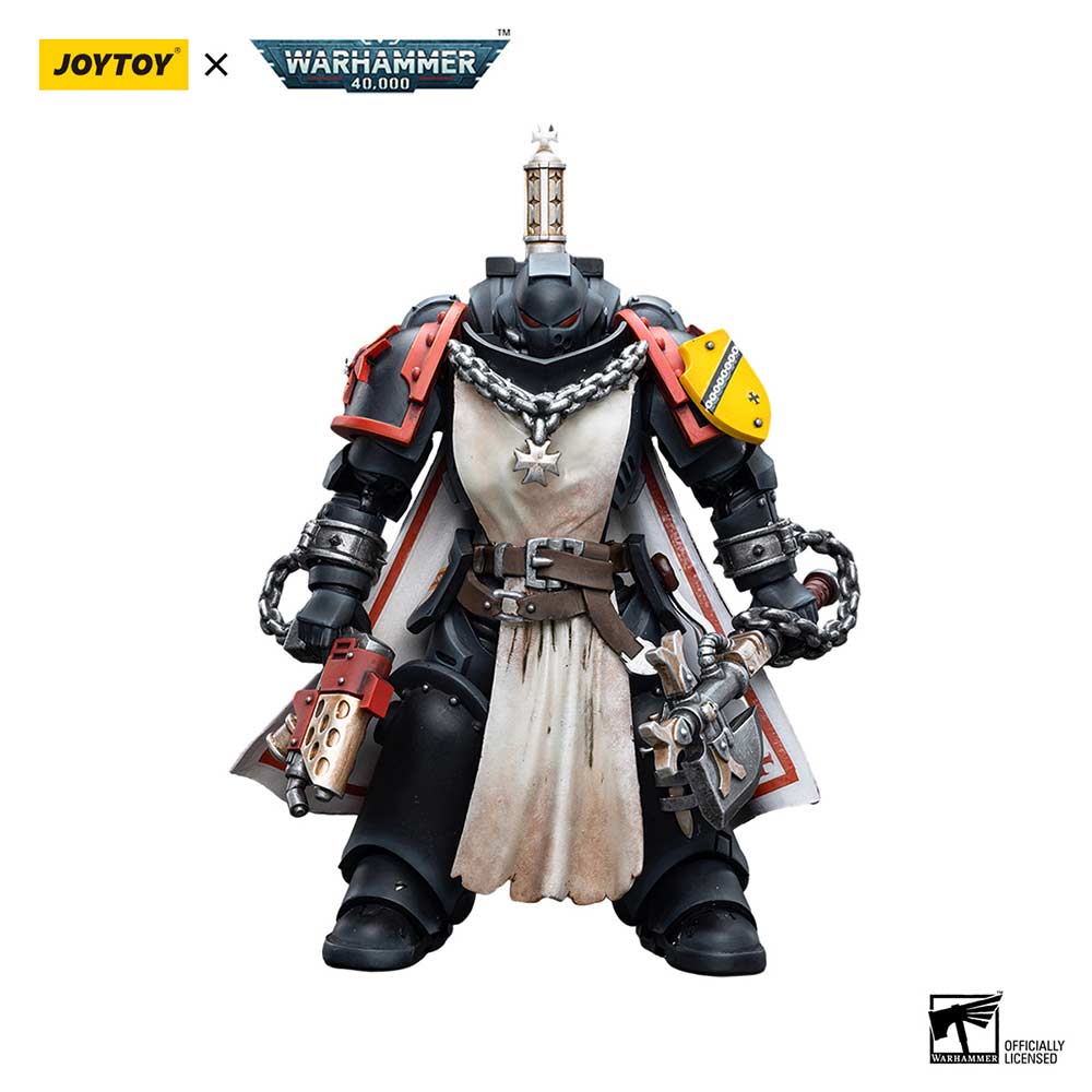 Joytoy Warhammer 40k - Black Templars Primaris Sword Brethren Granbertus (JT3839) Image_1