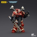 (PO) Joytoy Warhammer 40k - World Eaters Khorne Berzerker with Eviscerator Chainsword Image_7