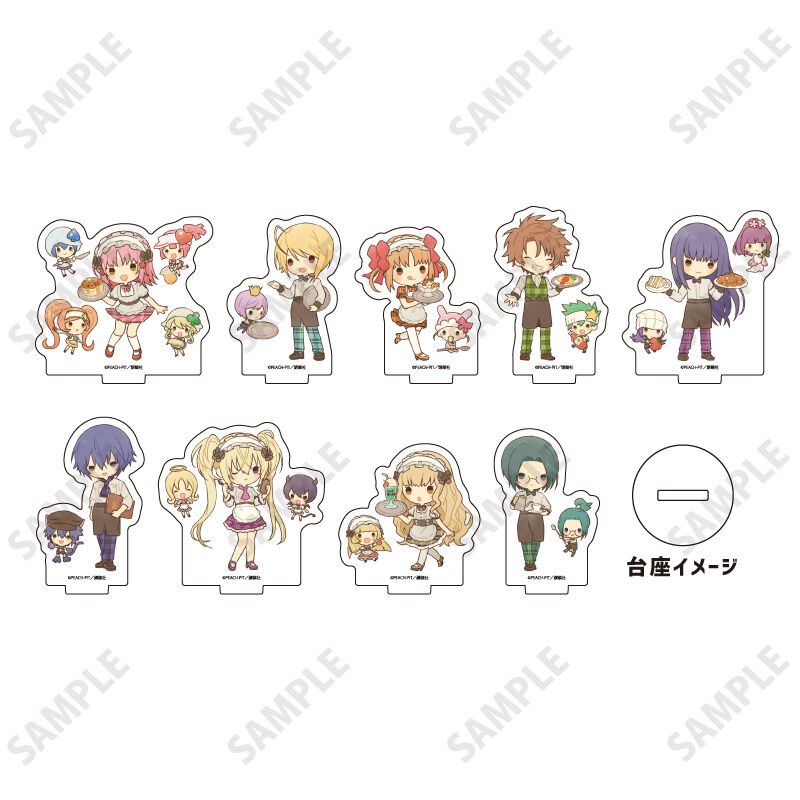 (PO) Acrylic Petit Stand Shugo Chara! 16 Retro Cafe Ver. (Retro Art Illustration) [BOX] Image_1