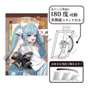 (PO) Hatsune Miku Art Can Badge Hatsune Miku Furimuki Image_1